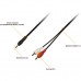 Кабель мультимедийный Jack 3.5mm M to 2xRCA M 3.0m Piko (1283126473906)