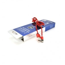 Дата кабель USB 2.0 to Micro 5P 1.0m 2A magnetic nylon red Pipo (18164)