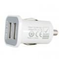 Зарядний пристрій PowerPlant 2*USB, 3.1A (DV00DV5036)