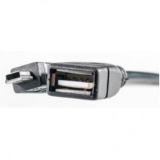 Дата кабель OTG USB 2.0 AF to Mini 5P 0.1m PowerPlant (KD00AS1234)