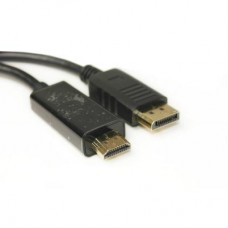 Кабель мультимедійний Display Port to HDMI 1.8m PowerPlant (KD00AS1278)