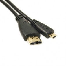 Кабель мультимедійний HDMI A to HDMI D (micro), 2.0m PowerPlant (KD00AS1274)