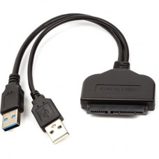 Перехідник 2*USB 3.0 to SATA III, 15 cm PowerPlant (CA913138)