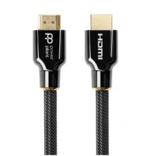 Кабель мультимедийный HDMI to HDMI 1.0m 2.1V, Ultra HD 8K, eARC, 30AWG PowerPlant (CA912186)