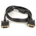 Кабель мультимедійний DVI to DVI 24+1pin, 1.5m ferrites PowerPlant (CA910854)