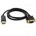 Кабель мультимедійний DisplayPort (M) ещ VGA (M) 1.0m PowerPlant (CA911882)