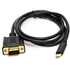Перехідник USB Type-C 3.1 (M) to VGA (M) 1.0m PowerPlant (CA912117)