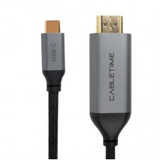 Переходник USB-C to HDMI, 4K, Ultra HD, V2.0 1.8m PowerPlant (CA913350)
