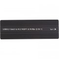 Кишеня зовнішня PowerPlant SSD Premium M.2 PCIe NGFF/NVMe USB3.2 (HC380510)