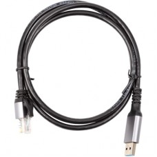 Дата кабель USB AM to RJ45 Ethernet 1.0m CAT6 UTP PowerPlant (CA914975)