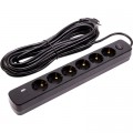 Мережевий фільтр живлення PowerPlant 10м, 6 розеток,USB, Type-C (YS-N6086/10c) (EX610693)