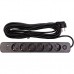 Мережевий фільтр живлення PowerPlant 10м, 6 розеток,USB, Type-C (YS-N6086/10c) (EX610693)