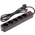 Мережевий фільтр живлення PowerPlant 1.8м, 5 розеток (JY-1056/1.8) (EX610709)