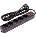 Мережевий фільтр живлення PowerPlant 3м, 5 розеток (JY-1056/3) (EX610716)
