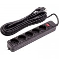 Мережевий фільтр живлення PowerPlant 7м, 5 розеток (JY-1056/7) (EX610730)