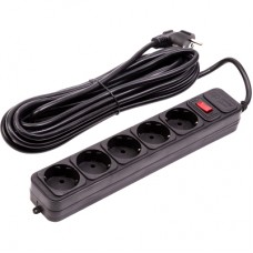 Мережевий фільтр живлення PowerPlant 7м, 5 розеток (JY-1056/7) (EX610730)