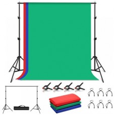 Фон Puluz Kit Green/Blue/Red 200x200 cm (PKT5204)