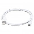 Дата кабель USB 2.0 AM to Micro 5P 0.6m Pro white REAL-EL (EL123500022)