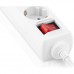 Сетевой фильтр питания REAL-EL RS-6 Protect M 5m, white (EL122300035)