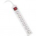 Сетевой фильтр питания REAL-EL RS-6 Protect M 5m, white (EL122300035)