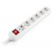Сетевой фильтр питания REAL-EL RS-6 Protect M 5m, white (EL122300035)