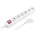 Сетевой фильтр питания REAL-EL RS-6 Protect M 5m, white (EL122300035)