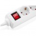 Сетевой фильтр питания REAL-EL RS-6 Protect M 5m, white (EL122300035)