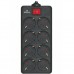 Сетевой фильтр питания REAL-EL RS-8 Protect 5m, black (EL122300024)