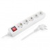 Сетевой фильтр питания REAL-EL RS-Protect M 1.8m, white (EL122300025)