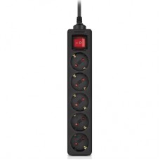 Сетевой фильтр питания REAL-EL RS-PROTECT M 10m, black (EL122300037)