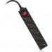 Сетевой фильтр питания REAL-EL RS-PROTECT M 10m, black (EL122300037)