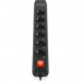 Мережевий фільтр живлення REAL-EL RS-PROTECT 605 3m, black (EL122300041)