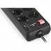 Мережевий фільтр живлення REAL-EL RS-PROTECT 805 3m, black (EL122300043)
