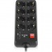 Мережевий фільтр живлення REAL-EL RS-PROTECT 805 3m, black (EL122300043)