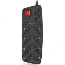 Мережевий фільтр живлення REAL-EL RS-Protect 505, 1.8m, black (EL122300044)