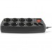Мережевий фільтр живлення REAL-EL RS-Protect 505, 5m, black (EL122300046)
