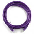 Патч-корд 15м, RJ-45, Cat.5e, CU, медь, фиолетовый Ritar (PCR-CU/15Pe / 14093)
