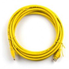 Патч-корд 20м, RJ-45, Cat.5e, CU, медь, желтый Ritar (PCR-CU/20Yw / 04300)