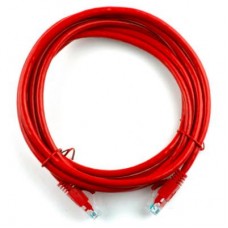 Патч-корд 3м, RJ-45, Cat.5e, CU, медь, красный Ritar (PCR-CU/3Rd / 04282)