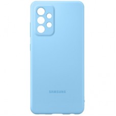 Чехол для мобильного телефона Samsung SAMSUNG Galaxy A52/A525 Silicone Cover Blue (EF-PA525TLEGRU)