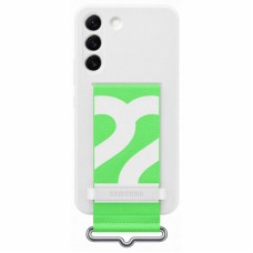 Чехол для мобильного телефона Samsung Silicone with Strap Cover Galaxy S22 White (EF-GS901TWEGRU)