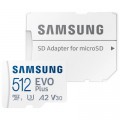 Карта пам'яті Samsung 512GB microSDXC calss 10 UHS-I V30 EVO (MB-MC512KA/EU)