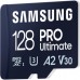 Карта памяти Samsung 128GB microSDXC class 10 UHS-I U3 V30 A2 Pro Ultimate (MB-MY128SA/WW)