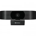 Веб-камера Sandberg Webcam Pro Elite 4K UHD (IMX258) Autofocus USB-A/USB-C Black (134-28)