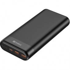 Батарея универсальная Sandberg 20000mAh, PD/65W, QC/3.0, Always-ON-Mode, +cable 100W (420-62)
