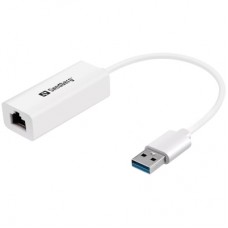 Переходник USB 3.0 Type-A to Ethernet RJ45 1000Mb Sandberg (133-90)