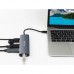 Концентратор Sandberg USB3.1 Type-C to HDMI/USB 3.0x2/RJ45/USB-C/DisplayPort PD 100W Hub 6-in-1 (136-43)