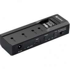 Концентратор Sandberg USB3.2 Type-C toSSD M2/NVMe SATA Cloner & Dock Sandberg (136-49)