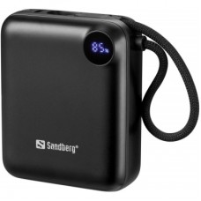 Батарея універсальна Sandberg 10000mAh PD/3.1/20W, QC/3.0, USB-C In/Out, with 2 cables USB-C (421-26)