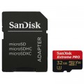 Карта памяти SanDisk 32GB microSD class 10 V30 A1 UHS-I U3 4K Extreme Pro (SDSQXCG-032G-GN6MA)